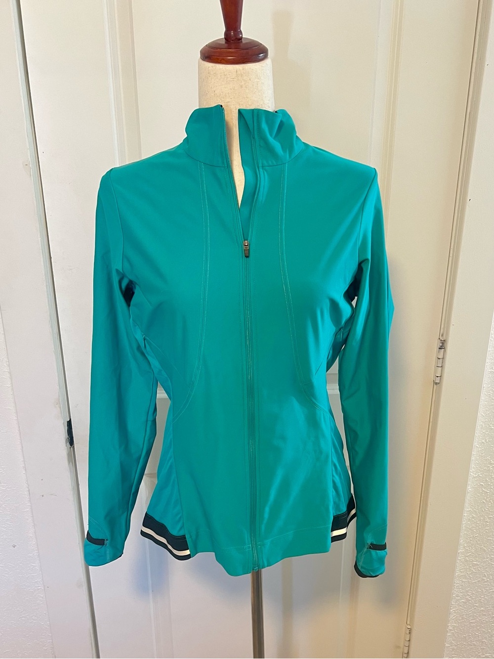 Gore Running Wear Windstopper Soft Shell Teal Running Jacket